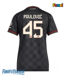 Bayern Munich Aleksandar Pavlovic #45 Tricou Fotbal Replică 2025-26 Femei Treilea Bayern Munich Aleksandar Pavlovic #45 Tricou Fotbal Replică 2025-26 Femei Treilea